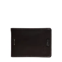 Kara Unisex Brown Solid Leather Money Clip-15