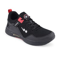 Campus Men Black Mesh Running Shoes-image-41