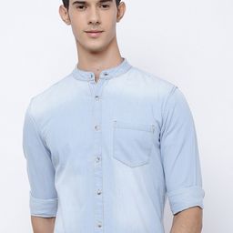 HIGHLANDER Men Slim Fit Opaque Casual Shirt-image-97