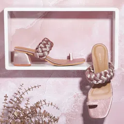 CORSICA Women Block Sandals with Braided Strap-41