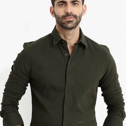 RARE RABBIT Men Bicton Slim Fit Opaque Shirt-picture-38