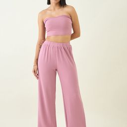 aayu Off-Shoulder Neck Sleeveless Top With Trouser-image-13