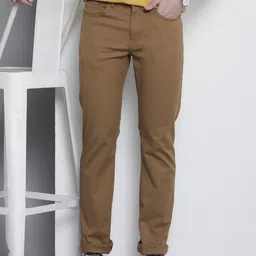 Nautica Men Solid Slim Fit Mid-Rise Casual Trousers-image-30