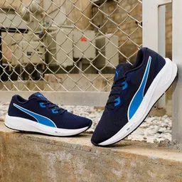 Puma Unisex Navy Blue ProFoam Aviator Running Shoes-image-99