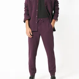 RARE RABBIT Men Bastian Regular Fit Cotton jogger-image-45