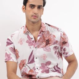RARE RABBIT Men Siros Slim Fit Floral Printed Shirt-picture-11