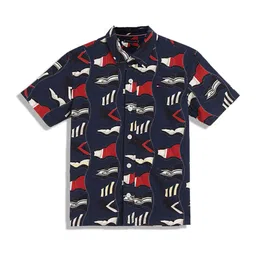Tommy Hilfiger Boys Abstract Printed Casual Shirt-image-75