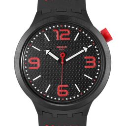 Swatch Unisex Black Swiss Made Water Resistant Analogue Watch SO27B102-12