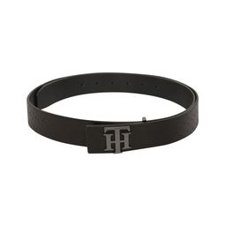 Tommy Hilfiger Unisex Black Printed Leather Belt-54