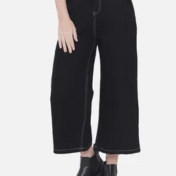 Orchid Blues Women Black Flared High-Rise Jeans-image-63