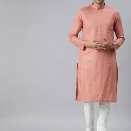 Manthan Men Regular Pure Cotton Kurta with Churidar-picture-12