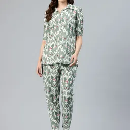 One Femme Ikat Printed Co-Ords-picture-13
