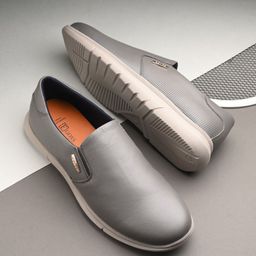 Egoss Men Round Toe Leather Slip-On Sneakers-image-54