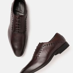 Van Heusen Men Textured Derbys Formal Shoes-image-9