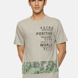 bollti Tropical Printed Pure Cotton T-shirt-image-36