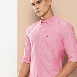 INVICTUS Slim Fit Button-Down Collar Pure Cotton Casual Shirt-picture-39