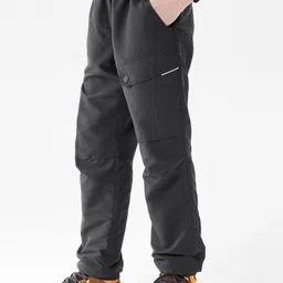 Quechua By Decathlon Kids Grey Regular Fit Solid Joggers-image-34