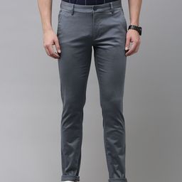 U S Polo Assn Men Grey Austin Trim Fit Trousers-image-67