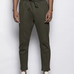 boohooMAN Slim Tapered Fit Pure Cotton Trousers-image-78