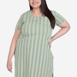 IN Love Printed Cotton Longline Lounge T-Shirts-image-36