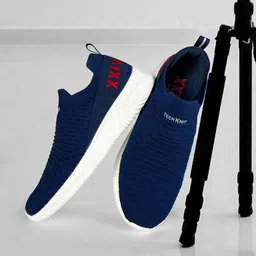 KazarMax Men TechKnit Textured Slip On Sneakers-14
