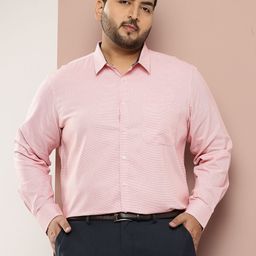 Thomas Scott Plus Size Premium Pure Cotton Formal Shirt-image-77
