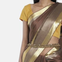 I Jewels Gold-Plated Stone Studded Ghungroo Kamarbandh-46