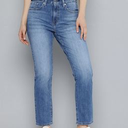 Levis Women 724 Slim Straight Fit High-Rise Light Fade Stretchable Jeans-image-91