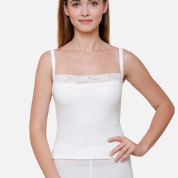 BODYCARE INSIDER Women White Solid Thermal Top-image-6