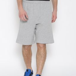ADIDAS Men Grey Melange Win Stay Self-Design Sports Shorts-image-36