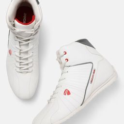 Ducati Men Textured Mid-Top Everyday Sneakers-image-29