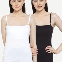 Friskers Women Pack Of 2 Solid Camisoles E-01-02-S-image-81