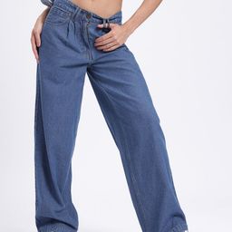 glitchez Women Classy & Comfort Pure Cotton Baggy Fit Jeans-image-36