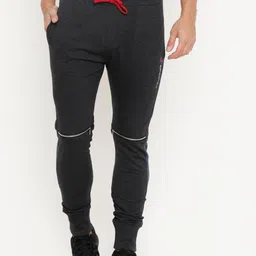 Masculino Latino Men Charcoal Grey Solid Track Pants-picture-15