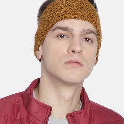 Magic Needles Unisex Brown Handmade Headband-35