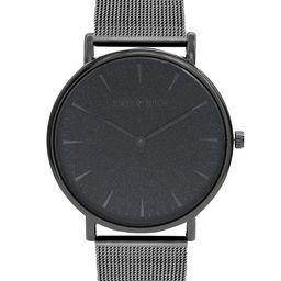 JOKER & WITCH Unisex Black Phile Analogue Watch AMWW333-23