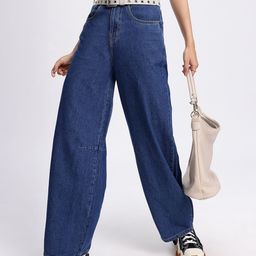 glitchez Women Denim Dreams Barrel FitJeans-image-44
