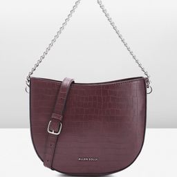 Allen Solly Animal Textured Structured Handheld Bag-36