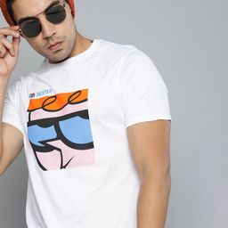 Dexter by Kook N Keech Men White Dexter Printed Round Neck Pure Cotton T-shirt-image-78