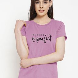 Friskers Women Typography Printed Slim Fit T-shirt-image-14