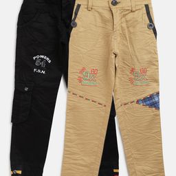 AD & AV Boys Pack of 2 Regular Fit Trousers-image-91