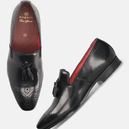Bugatti Men Leather Formal Loafers-image-25
