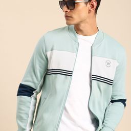 Being Human Front-Open Colourblocked Sweatshirt-picture-25