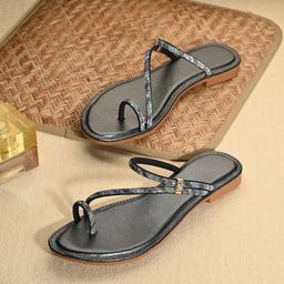 KARADDI Women One Toe Flats-image-26