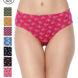 Dollar Missy Women Pack Of 8 Assorted Hipster Briefs 121P-IE-PO8-picture-49