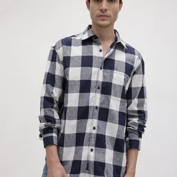 The Roadster Life Co. Buffalo Checks Drop-Shoulder Sleeves Casual Shirt-picture-10