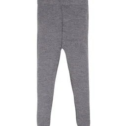RVK Girls Grey Melange Solid Ankle-Length Legging-image-62