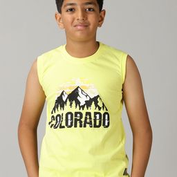 KiddoPanti Boys Typography Printed Cotton T-shirt-picture-51