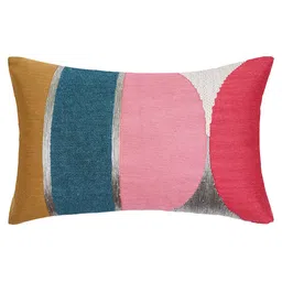 Belihode Colourblocked Embroidered Cushion Cover-image-94