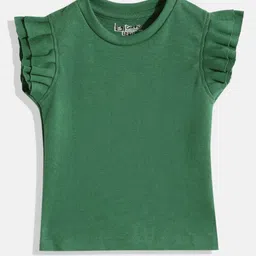 Eteenz Kids Girls Flutter Sleeve Top-image-89